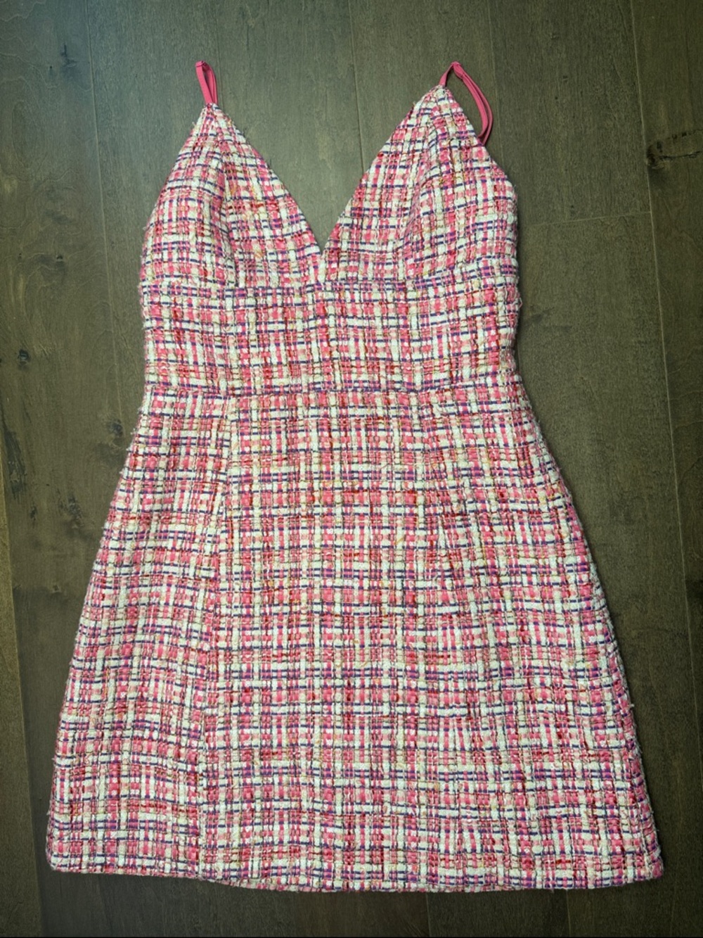 House of Harlow 1960 Pink Tweed Mini Dress